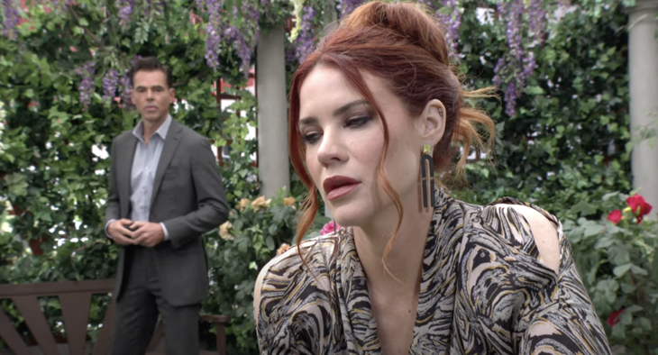 The Young and the Restless: Billy Abbott (Jason Thompson) and Sally Spectra (Courtney Hope)